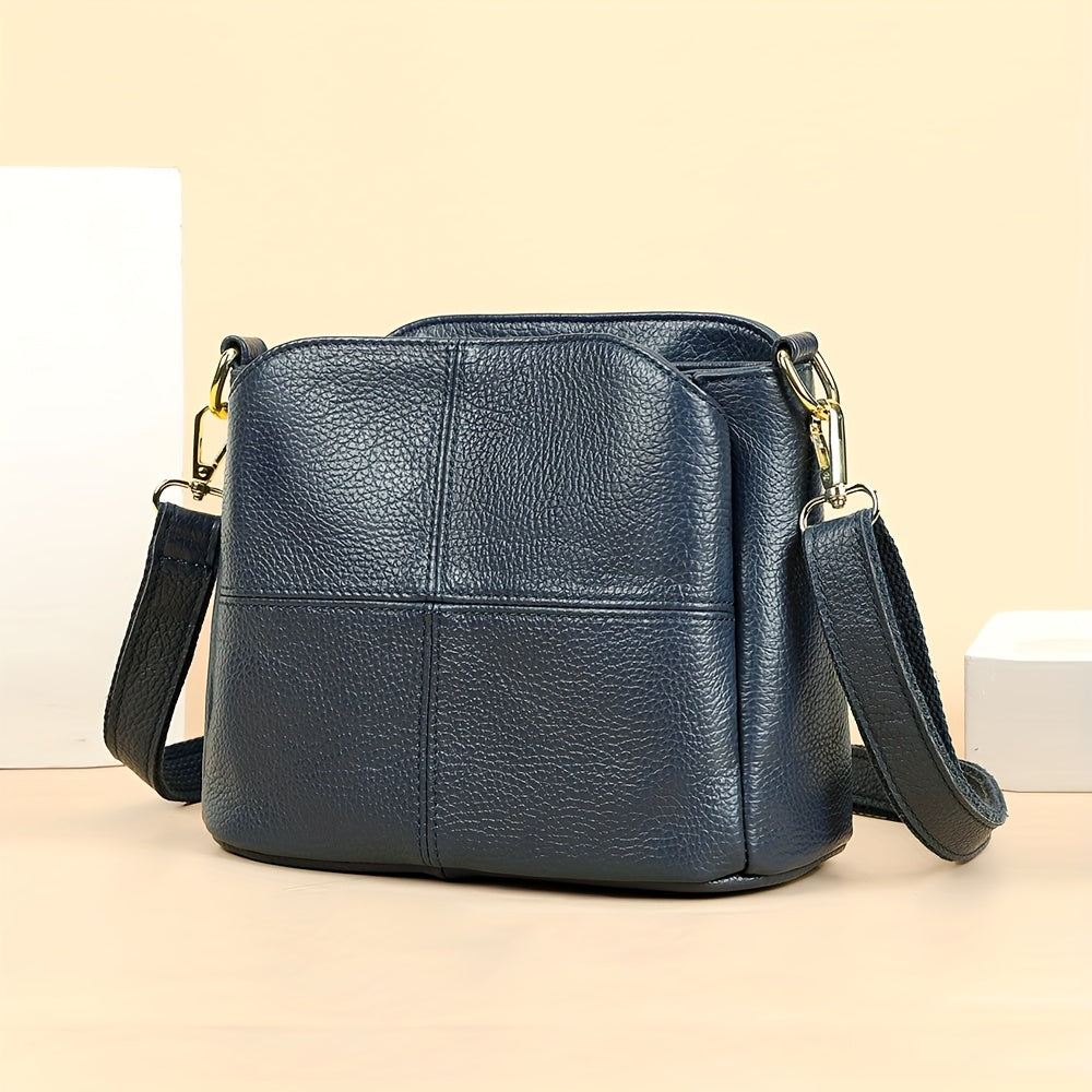 Genuine Leather Crossbody Bag