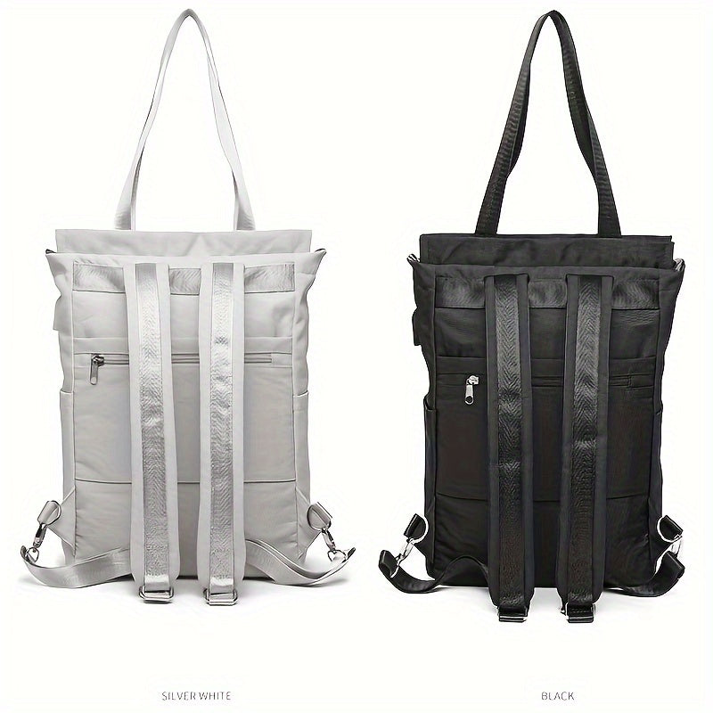 Adjustable Strap Laptop Backpack - Durable Nylon