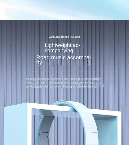 39 Luminous Wireless Headphones with Plug-in