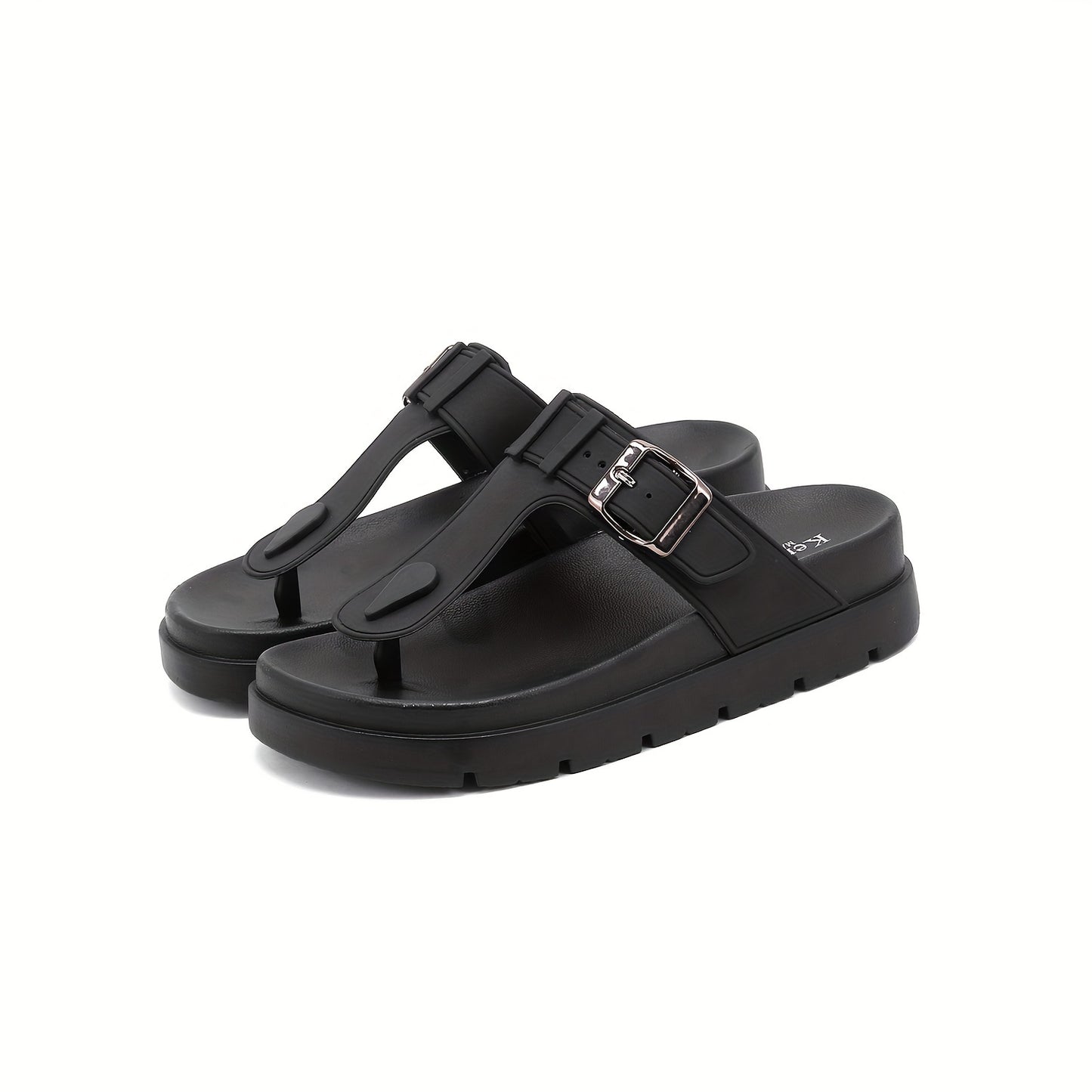 Women'S Slip-On Thick Sole Flip-Flops