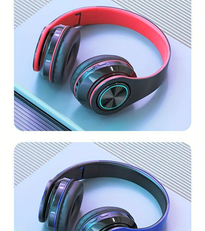 39 Luminous Wireless Headphones with Plug-in