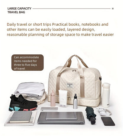 Zuomanni Large Capacity Women's Gym Bag