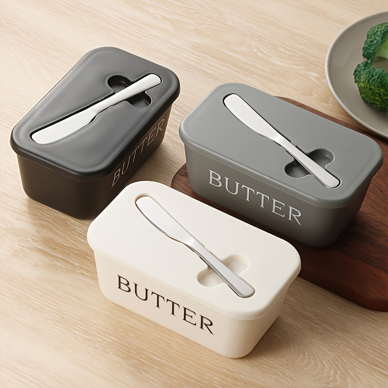 Butter Box with Butter Knife