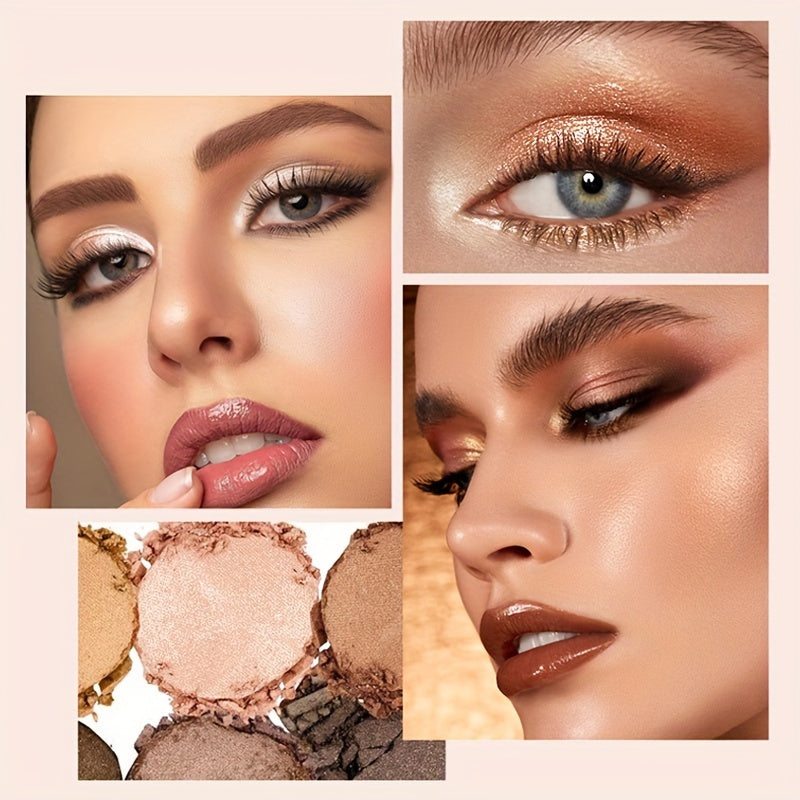 6-Color Multifunctional Eyeshadow Pencil Set | Waterproof Metallic and Matte Eyeshadow