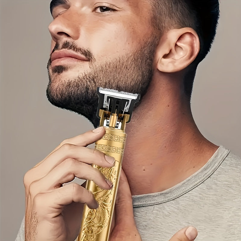 Men's barber rechargeable razor electric push clippers home USB rechargeable