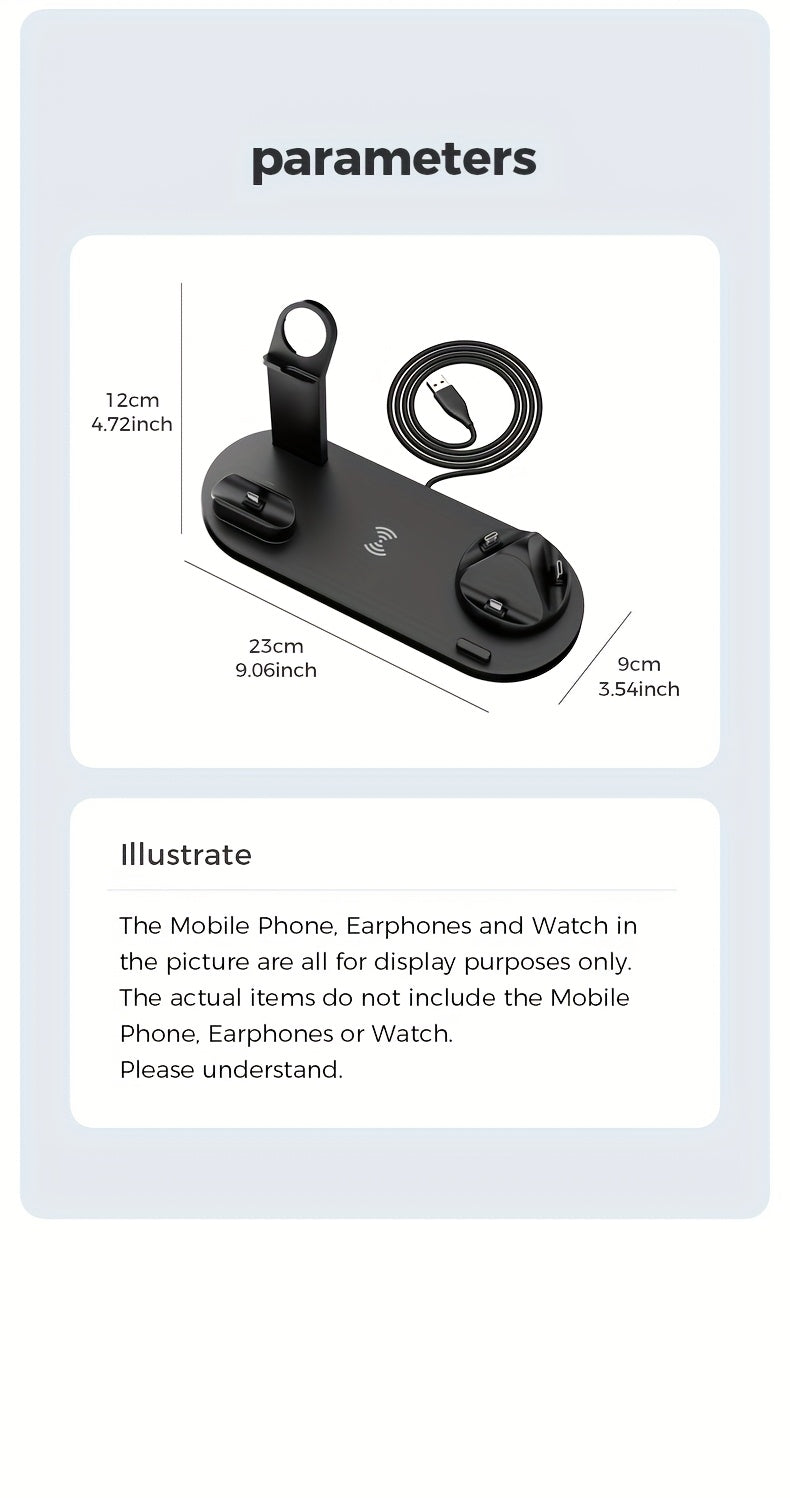 15W Fast Charging, Wireless Charging Station