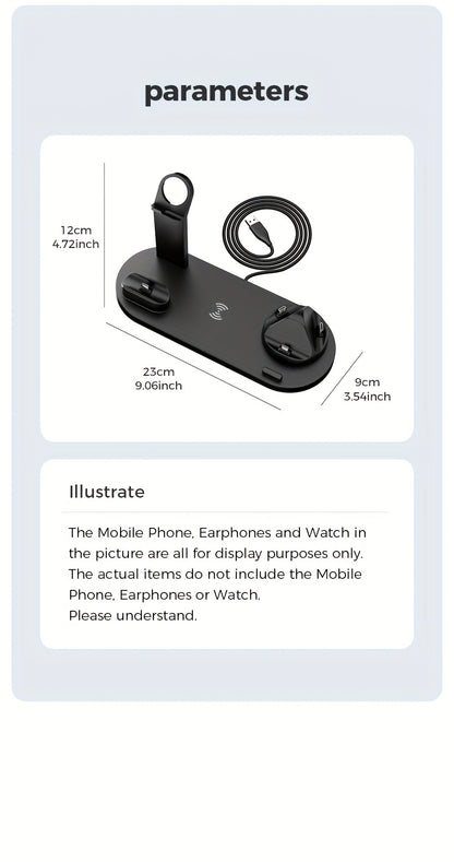 15W Fast Charging, Wireless Charging Station