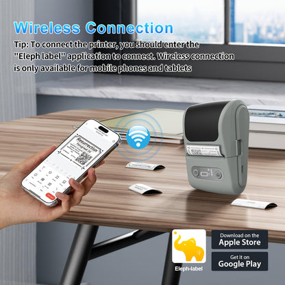 Portable Wireless Thermal Label Printer