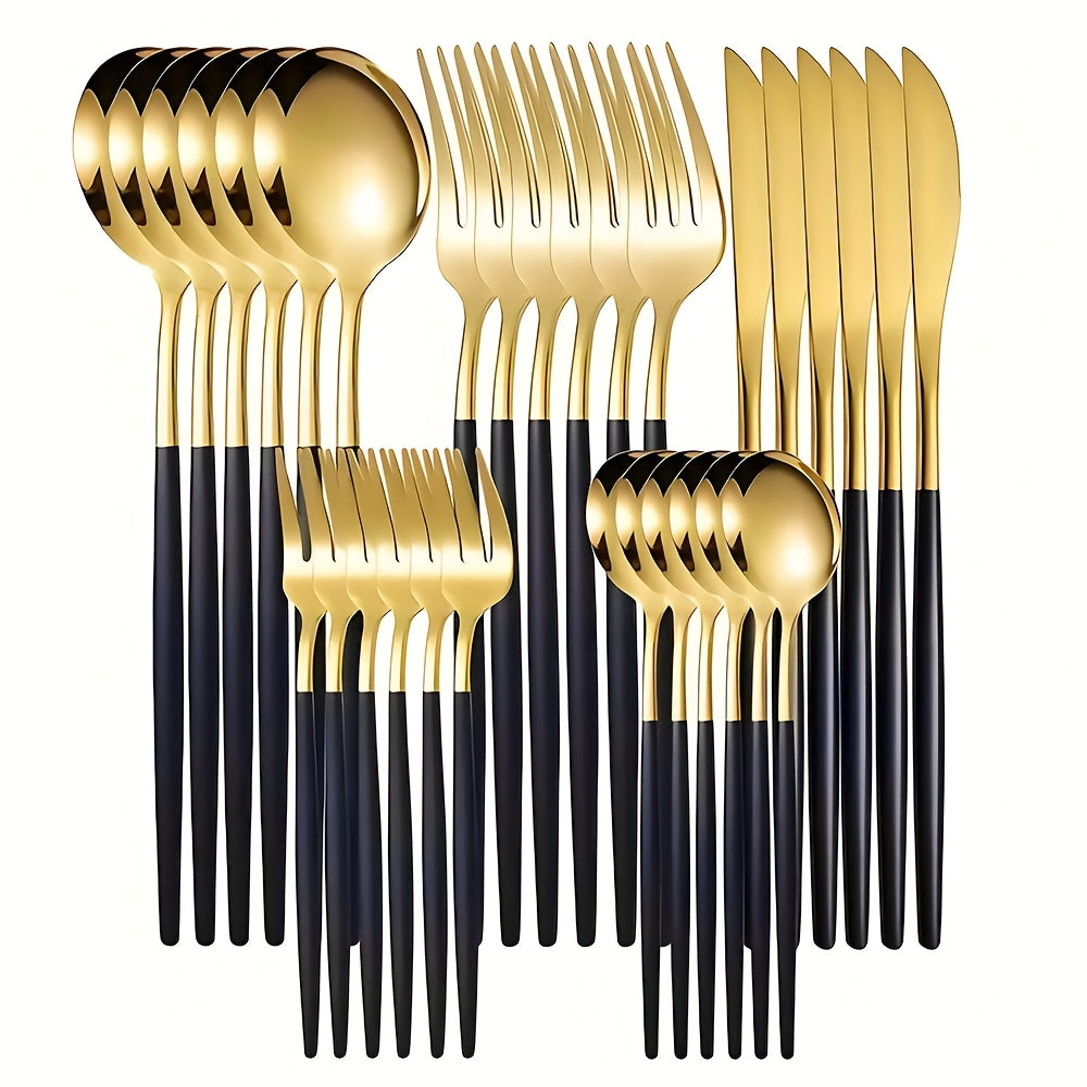 30pcs of elegant Golden stainless steel knife