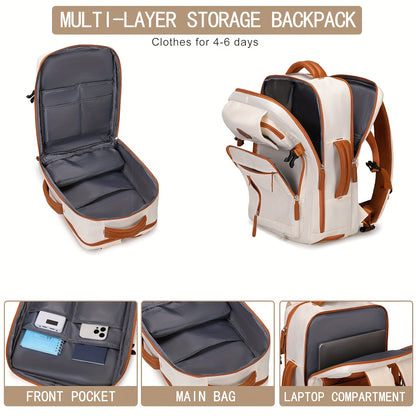 15.6" Laptop Travel Backpack with Shoe Compartment