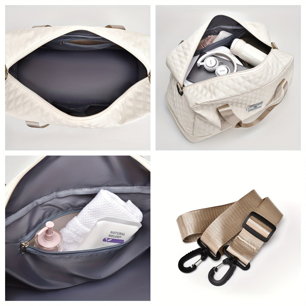 Zuomanni Large Capacity Women's Gym Bag