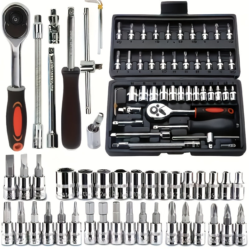 216/46pcs Mechanical Tool Socket Set