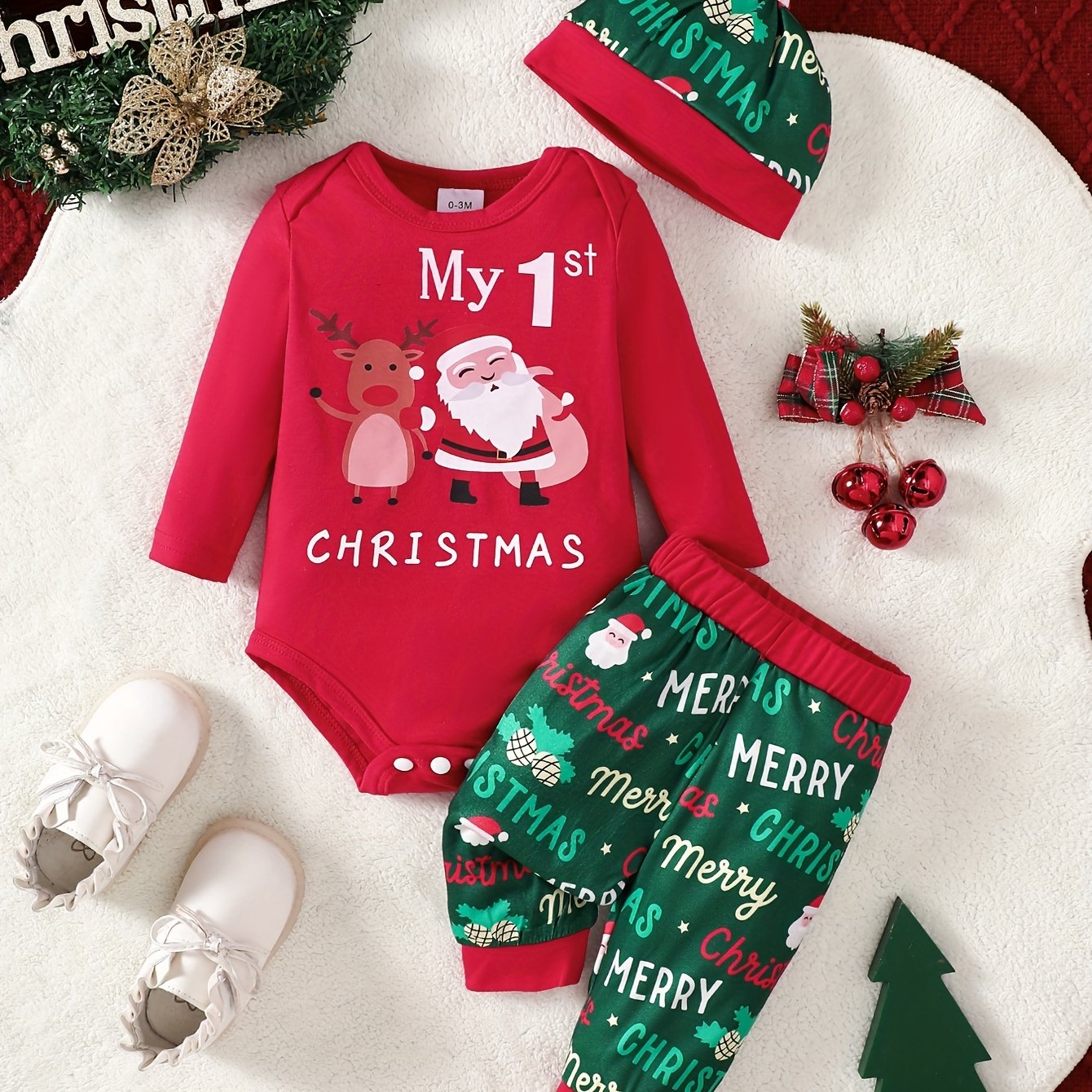 Baby Boy Christmas outfit