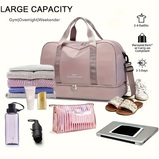Capacity Expandable Gym & Travel Bag