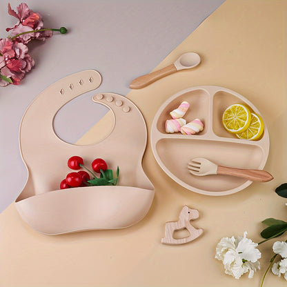 Personalized Silicone Weaning Kit, Cartoon Weaning Kit for Toddlers and Babies