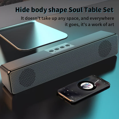 Wireless Soundbar Speaker with USB/TF Card Input