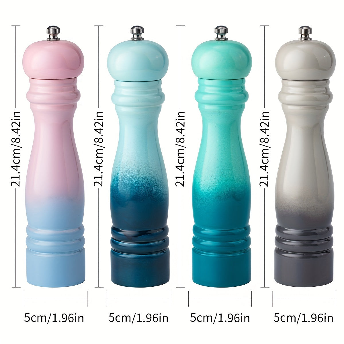 1pc Gradient Color Grinding Bottle for Spices