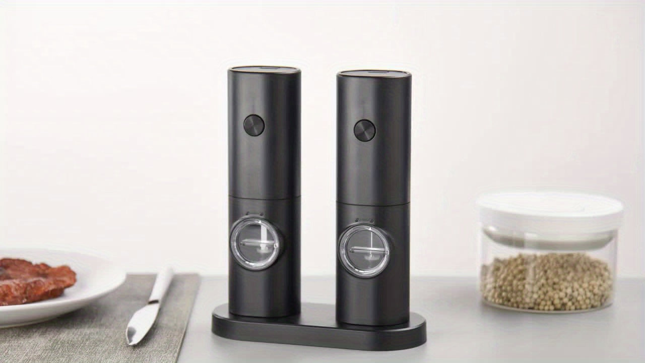 MORE TASTE Electric Salt and Pepper Grinder