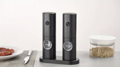 MORE TASTE Electric Salt and Pepper Grinder