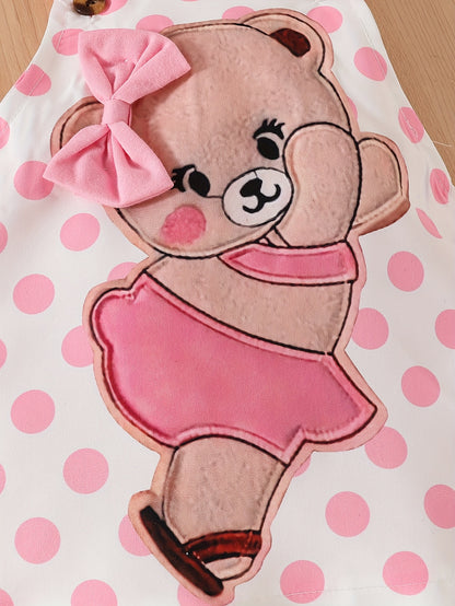 3pcs Layette Set - Short Sleeve Dress