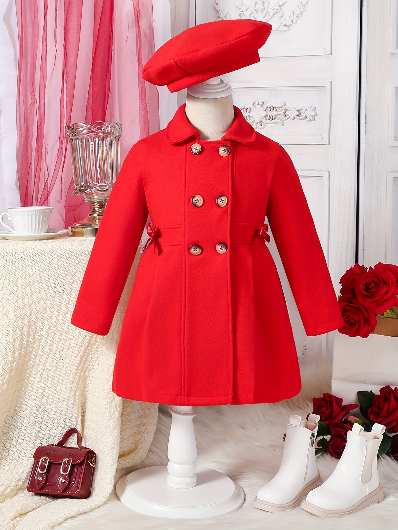 Girls' Autumn and Winter Warm Coats