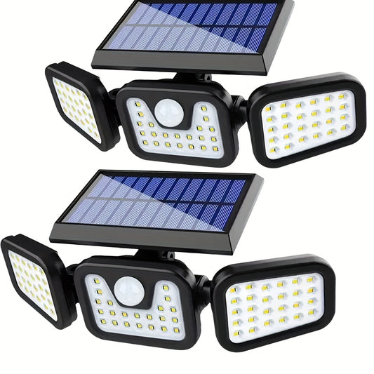 LED solar sensor lights with motion sensors