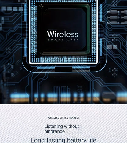 39 Luminous Wireless Headphones with Plug-in