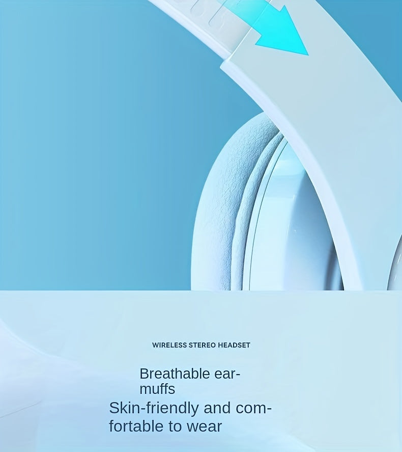 39 Luminous Wireless Headphones with Plug-in