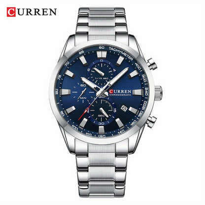 CURREN Men'S Business with Stainless Steel Strap