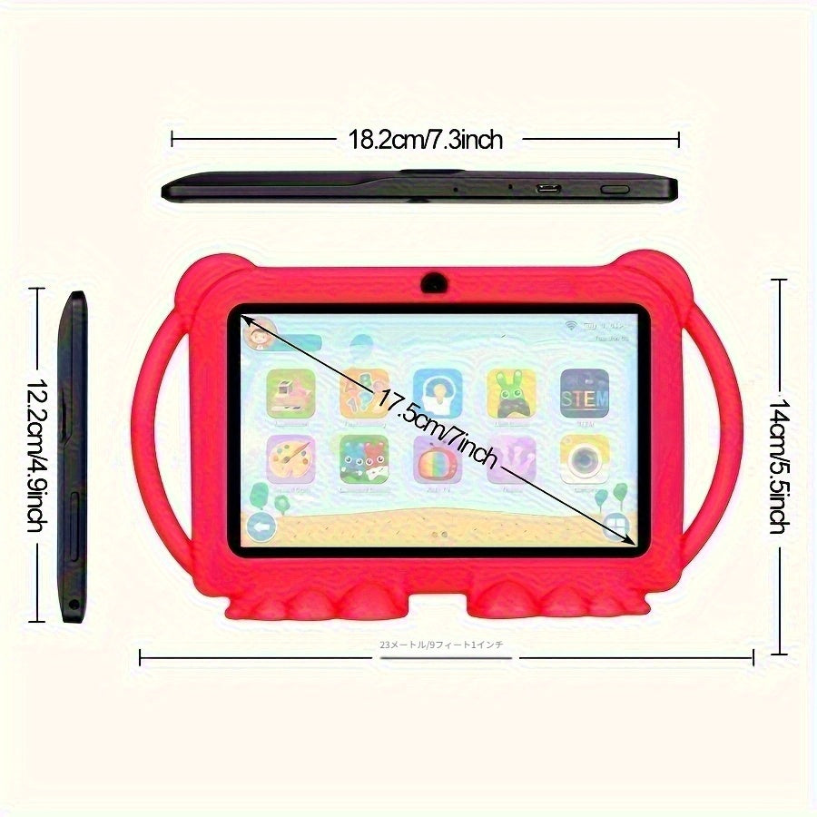 ITMEIPC 7-inch Android 14 Tablet with Protective Case