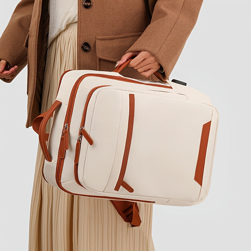 Durable Nylon Expandable Laptop Backpack