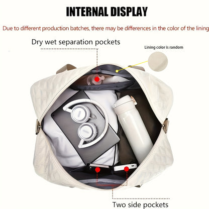 Large Capacity Nylon Travel Duffel Bag