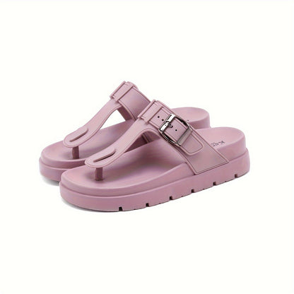 Women'S Slip-On Thick Sole Flip-Flops