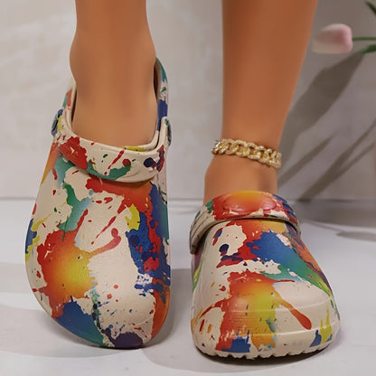 Women's EVA Slip-On Mule - Breathable Multi-Color