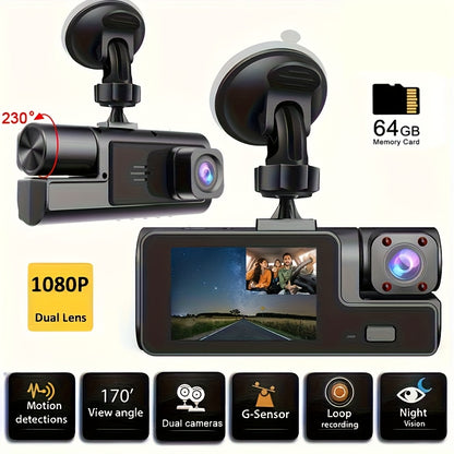Dash Cam with Memory Card Included
