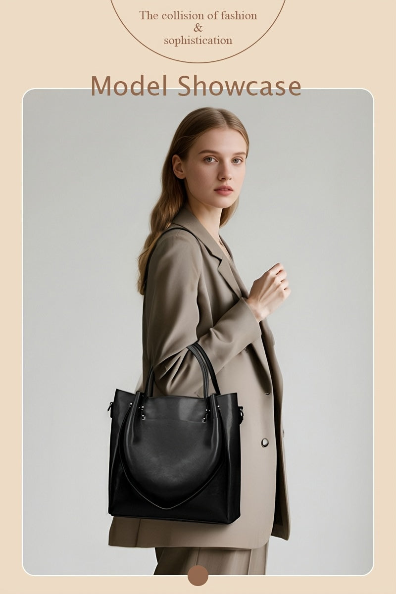 Women'S Genuine Leather Tote & Crossbody