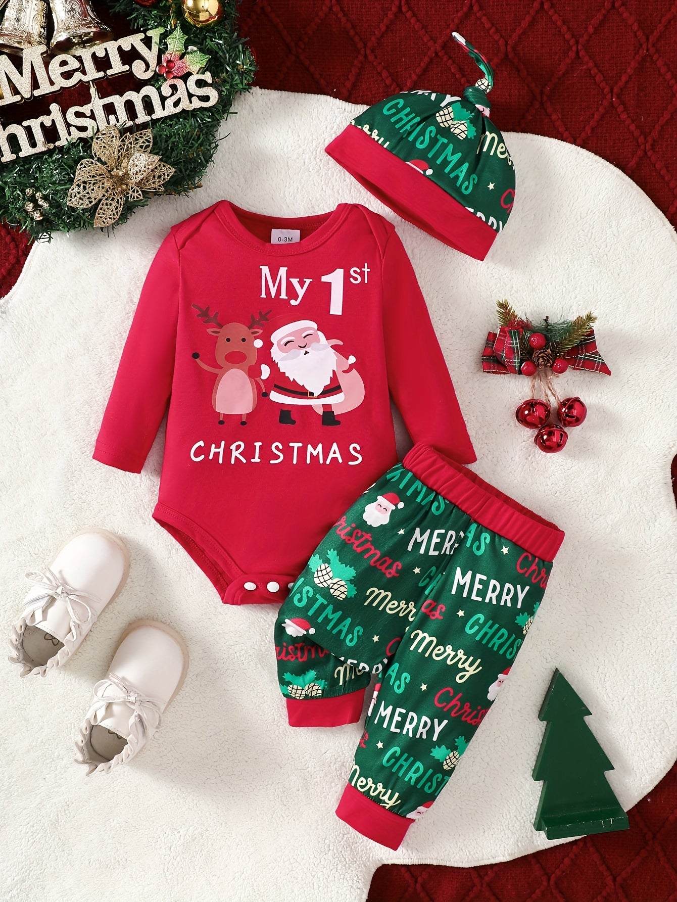 Baby Boy Christmas outfit