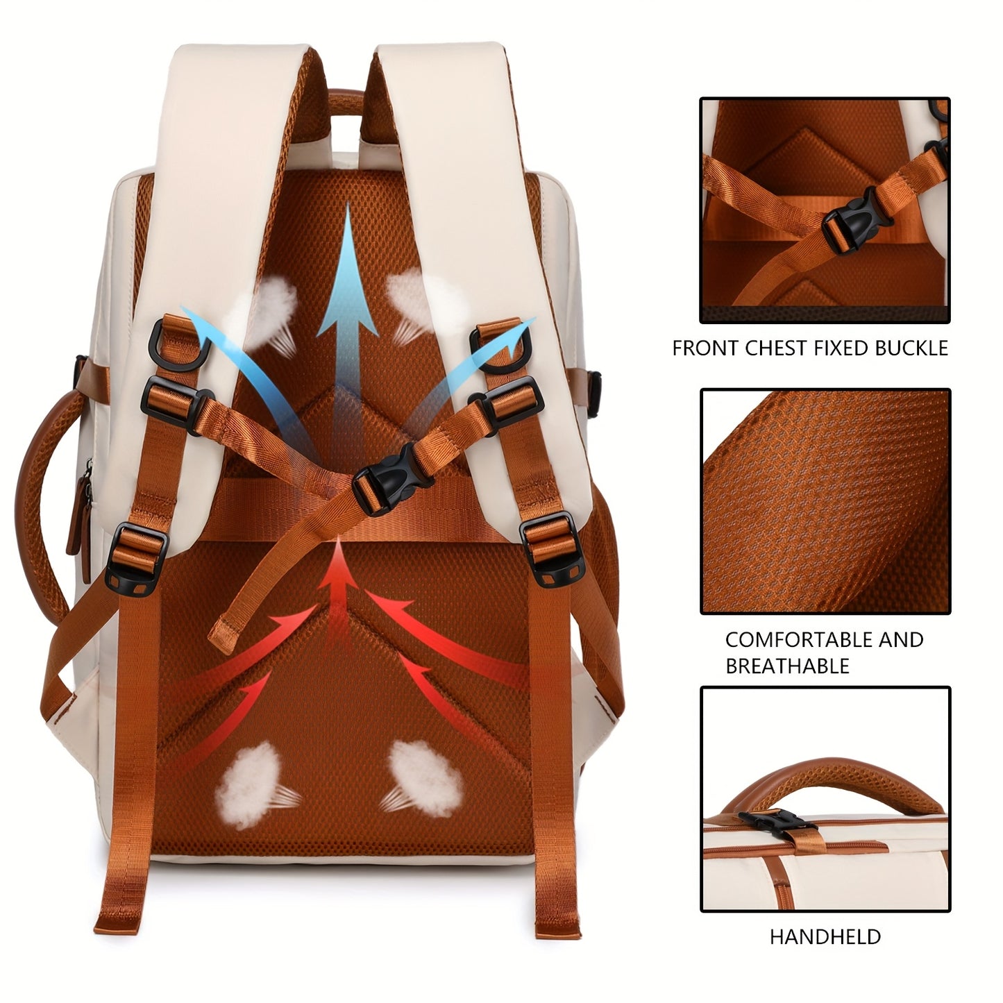 Airline-Approved 15.6-Inch Laptop Backpack, Travel Backpack