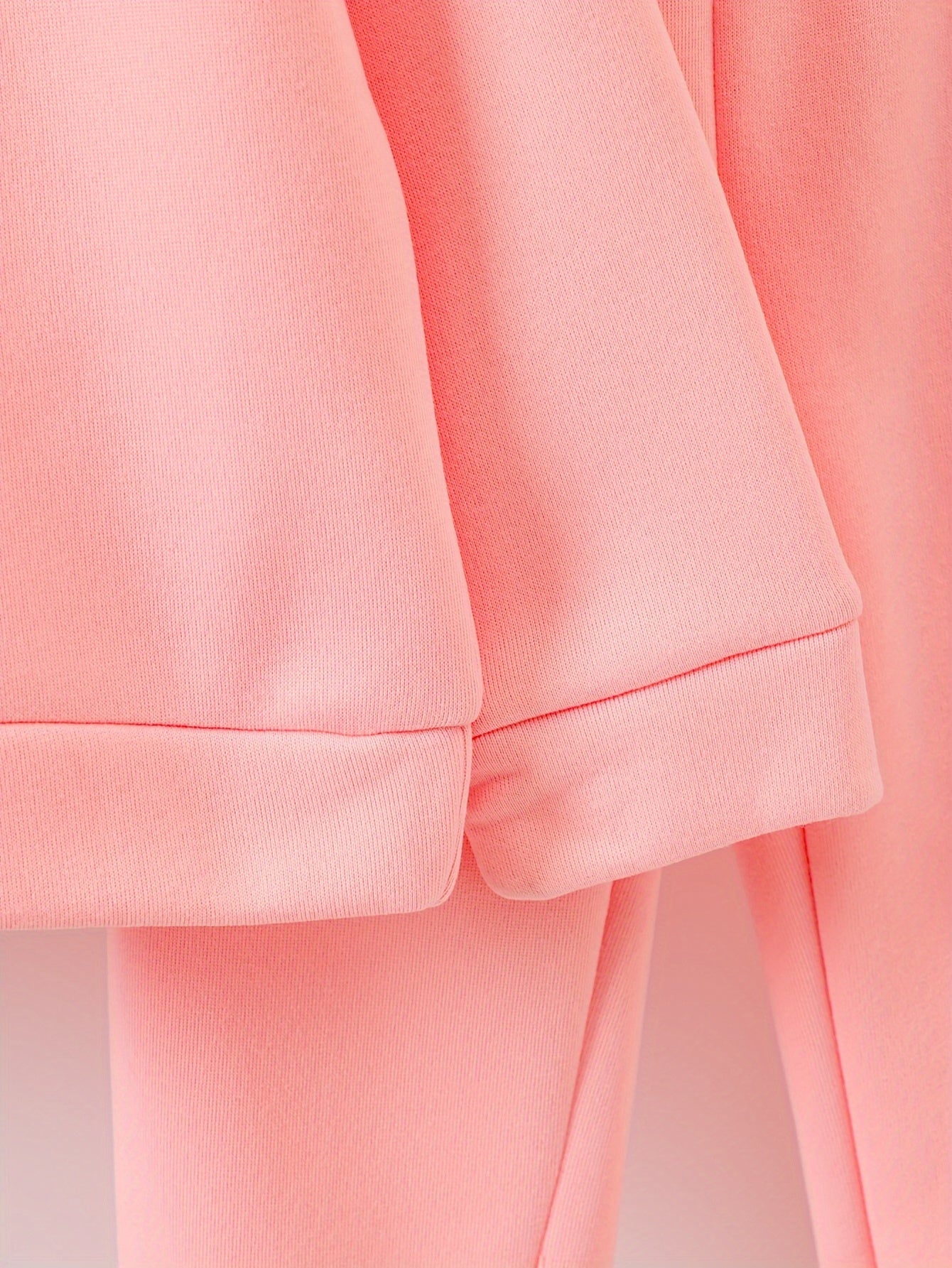 Girls' Autumn Hoodies Paired With Sports Pants