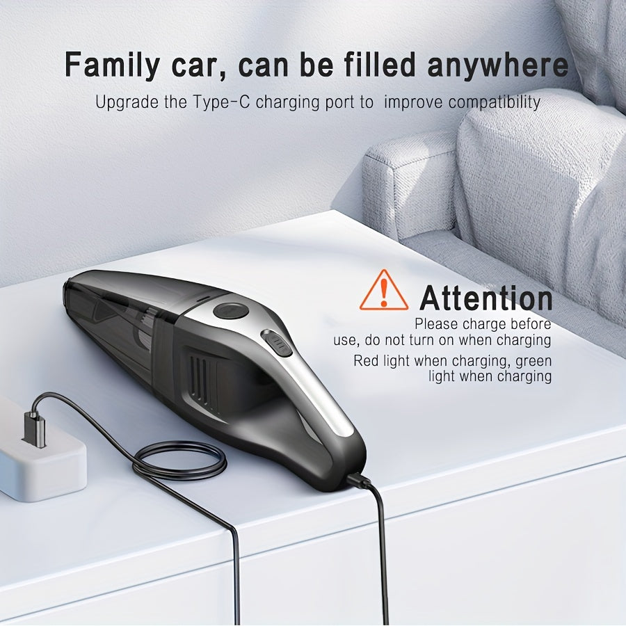 Portable Handheld Vacuum Cleaner for Home and Car Use