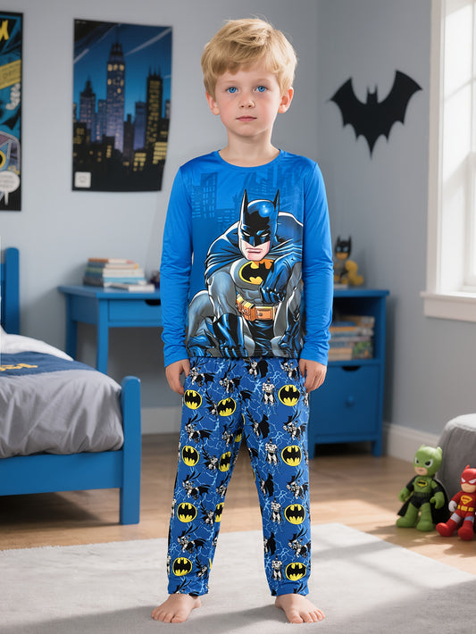 WB Licensed Batman Long Sleeve and Pants Set