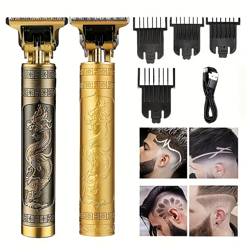 Men's barber rechargeable razor electric push clippers home USB rechargeable