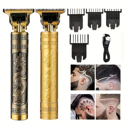 Men's barber rechargeable razor electric push clippers home USB rechargeable