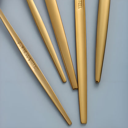 30pcs of elegant Golden stainless steel knife