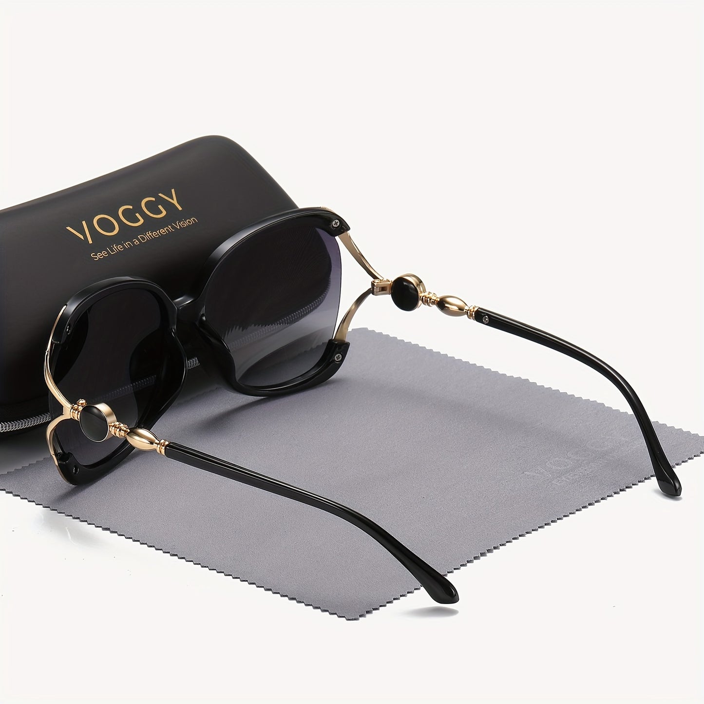 VOGGY fashionable and simple oversize large lens Polarized Fashion Glasses