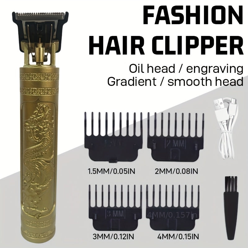 Men's barber rechargeable razor electric push clippers home USB rechargeable