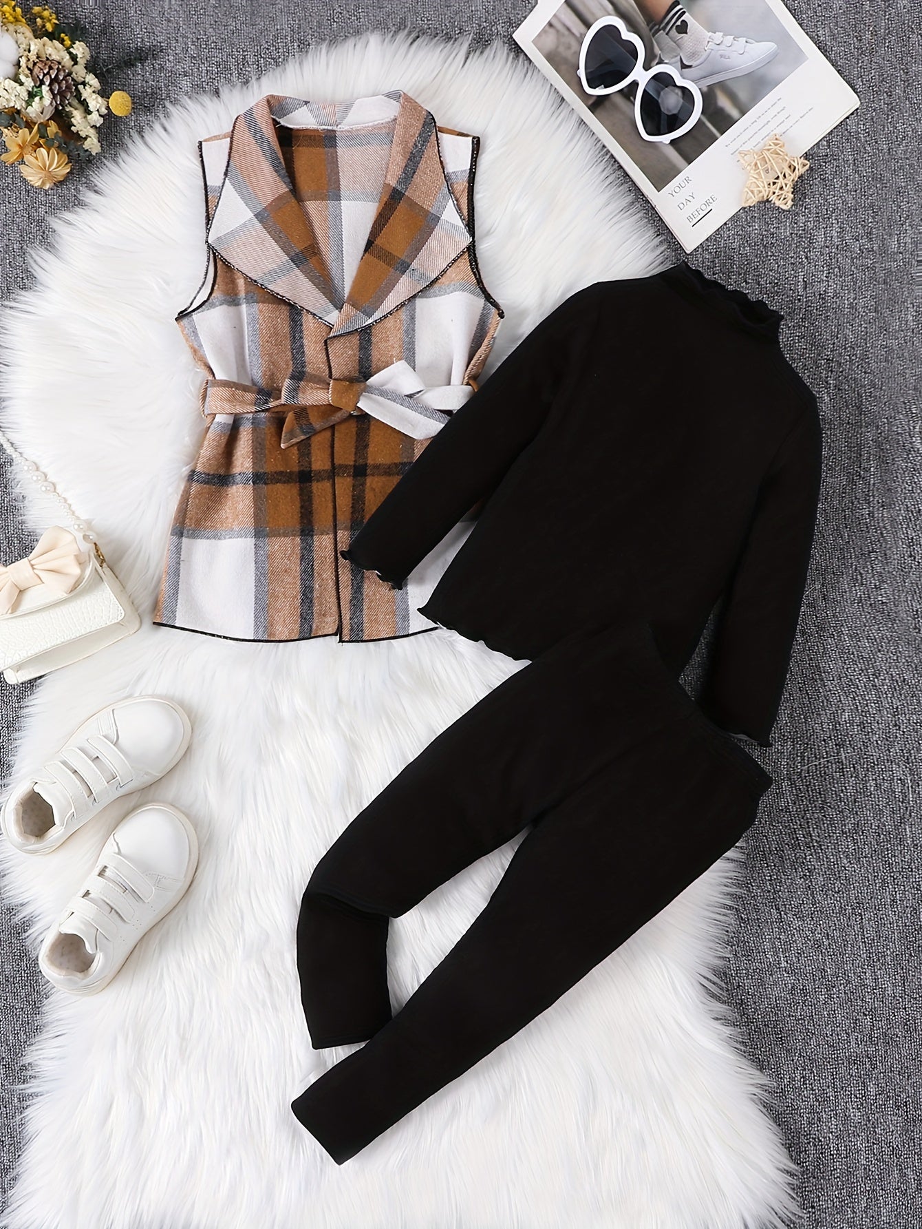 3PCS Girls Elegant Outfits