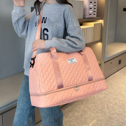 1pc Casual Polyester Travel Duffel Bag